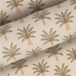 Vandoros - Palm Beach Latte Wrapping Paper 76cm X 2.5m