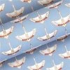 Vandoros - Uncoated Cranes Wrapping Paper Blue 76cm X 2.5m