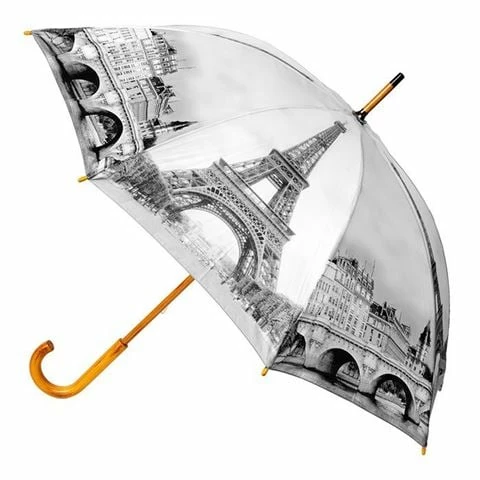Clifton - Hand Printed Paris Umbrella 1 Clifton - Hand Printed Paris Umbrella