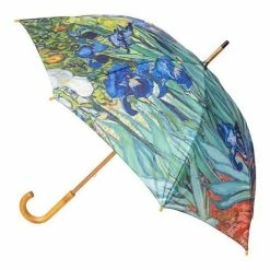 Clifton - Printed Irises Design Umbrella