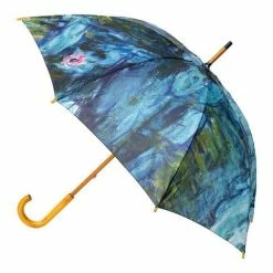 Clifton - Printed Water Lilies Design Umbrella