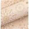 Vandoros - Wrapping Paper Snowflake Mandala Latte 76cm X 2.5m