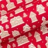 Vandoros - Wrapping Paper Gingerbread House Red 76cm X 2.5m