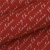Vandoros - Wrapping Paper Uncoated Merry Christmas Script Red/White 76cm X 2.5m