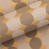Vandoros - Wrapping Paper Baubles Latte/Mocha 76cm X 2.5m