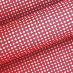 Vandoros - Wrapping Paper Gingham Red/White 76cm X 2.5m