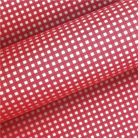Vandoros - Wrapping Paper Gingham Red/White 76cm X 2.5m 1 Vandoros - Wrapping Paper Gingham Red/White 76cm X 2.5m