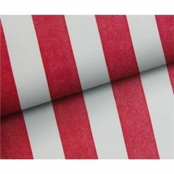 Vandoros - Wrapping Paper Pavillion Stripe Red/White 76cm X 2.5m