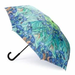 Galleria - Reverse Close Umbrella Van Gogh Irises