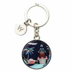 Wedgwood - Wonderlust Blue Pagoda Keyring