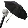 Pasotti - Umbrella Swarovski Skull Black