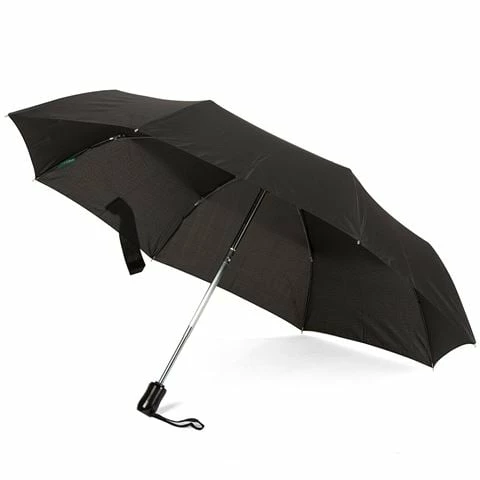 Clifton - Folding Auto Umbrella Black 1 Clifton - Folding Auto Umbrella Black