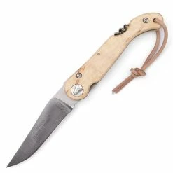 Claude Dozorme - Baroudeur Pocket Knife Corkscrew Birchwood