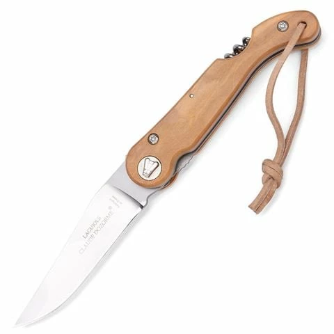 Claude Dozorme - Baroudeur Pocket Knife Corkscrew Olive Wood 1 Claude Dozorme - Baroudeur Pocket Knife Corkscrew Olive Wood