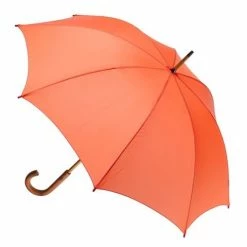 Clifton - Wood Shaft & Handle Umbrella Orange