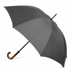 Clifton - Gents Fibreglass Umbrella Charcoal