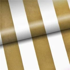 Vandoros - Pavilion Stripe Gold Wrapping Paper