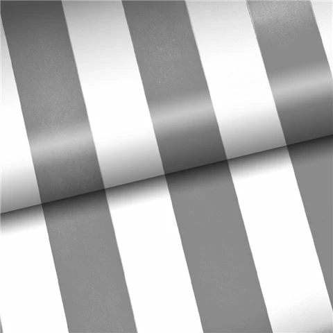 Vandoros - Pavilion Stripe Silver Wrapping Paper 60cm X 3m 1 Vandoros - Pavilion Stripe Silver Wrapping Paper 60cm X 3m