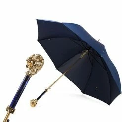 Pasotti - Umbrella Lion Golden Head Blue