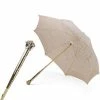 Pasotti - Parasol Double Cloth Luxury Handle Ecru