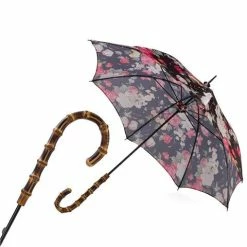 Pasotti - Parasol Flowers Bamboo Handle
