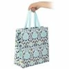 Vandoros - Poinsettia Gift Bag Icy Large Blue