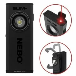 Nebo - Slim + Spotlight/Laser & Power Bank 700 Lumen