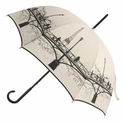 Guy De Jean - Artist Bridge Umbrella Cream & Black