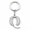 Whitehill - Silver Glitter Initial Keyring Q