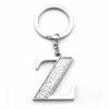 Whitehill - Silver Glitter Initial Keyring Z