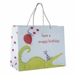 Meri-Meri - Snappy Birthday Crocodile Large Gift Bag